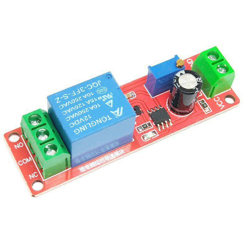 Mạch tạo thời gian trễ đóng ngắt relay NE555 - 3E1