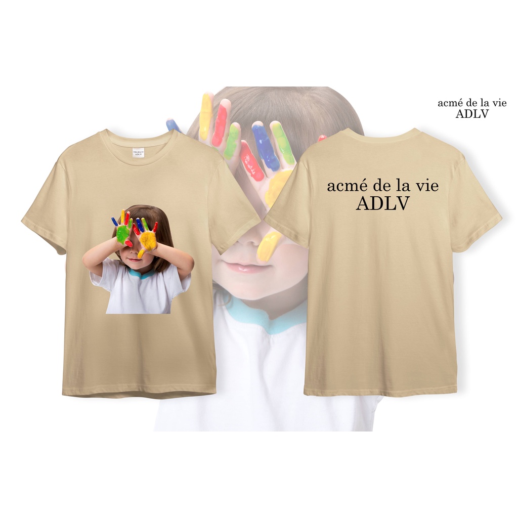 Áo ADLV Thun Cotton CAO CẤP  Mẫu 28 Bé Gái Tay Dính Sơn