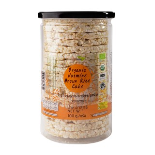 Bánh Gạo Lứt Jasmine Hữu Cơ Lumlum 100g – Organic Jasmine Brown Rice Cake