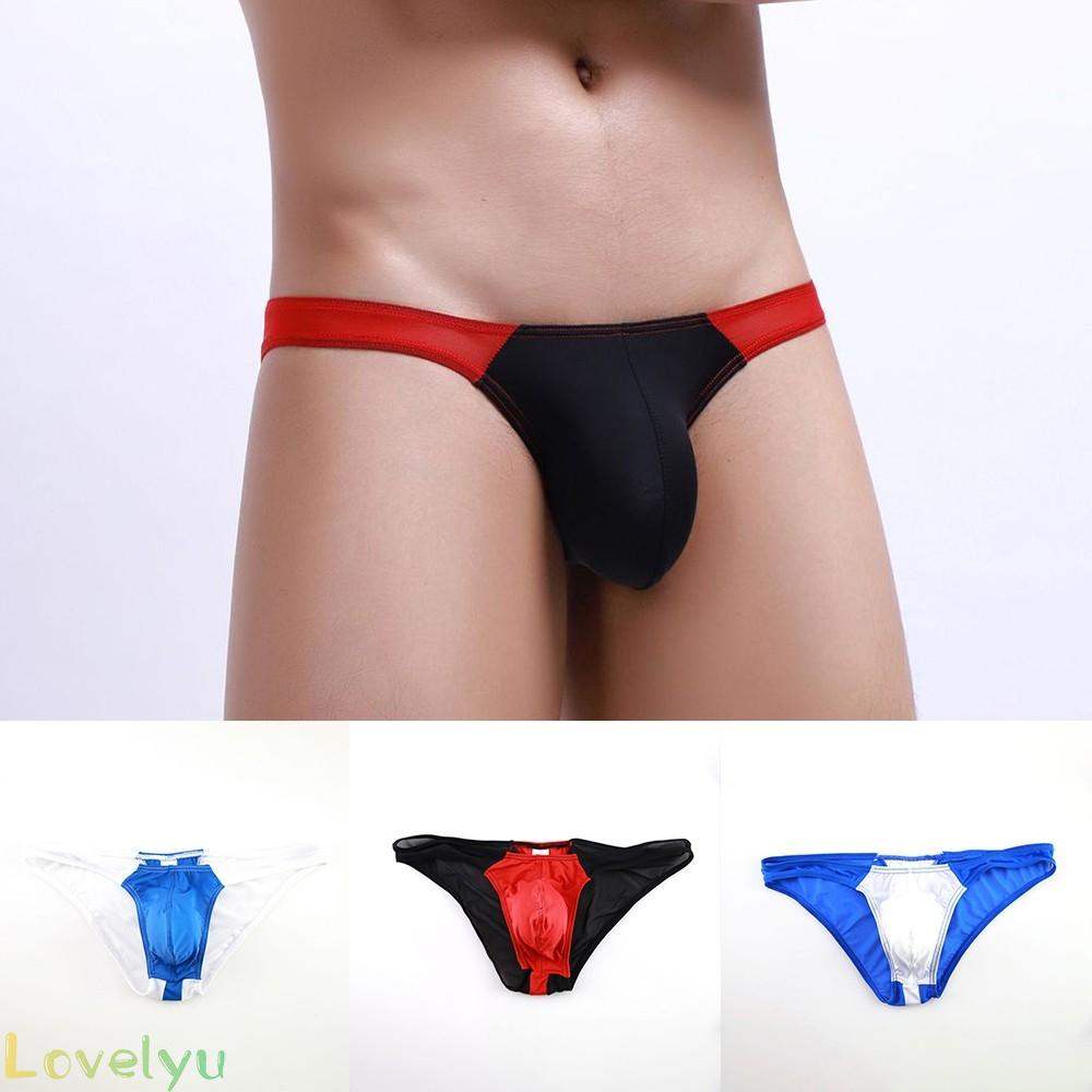 Quần lót lưng thấp 100% lụa lạnh thoáng khí gợi cảm hàng mới chất lượng cao cho nam