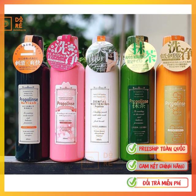 Nước Súc Miệng Propolinse Nội Địa Nhật | Nước Súc Miệng Trắng Răng Nhật Bản 600ml