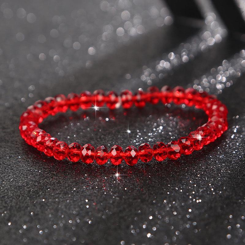 Vòng Tay Chuỗi Hạt Pha Lê Nhân Tạo Co Giãn Thời Trang