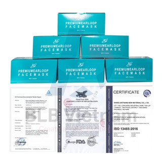 Khẩu trang y tế 3 lớp Premiumearloop