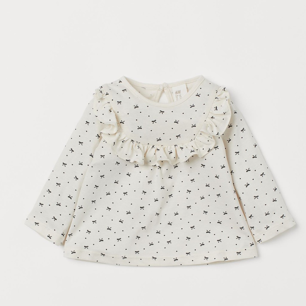 Áo cotton HM bé gái_ Authentic UK