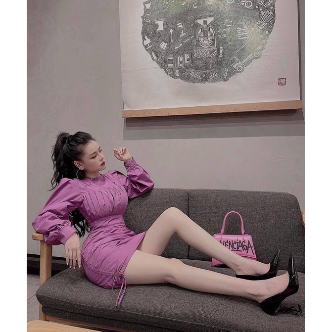 G13. 10101. ĐẦM KIỂU ÔM BODY DÂY RÚT 2 BÊN HÔNG | BigBuy360 - bigbuy360.vn