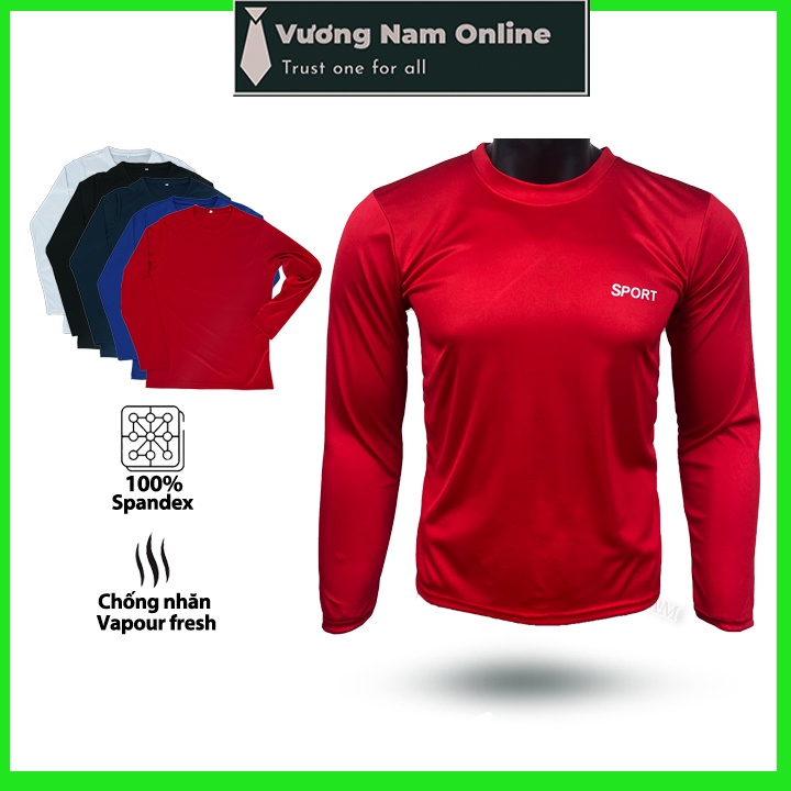 Áo thun nam tay dài, áo giữ nhiệt ôm body co giãn 4 chiều cao cấp đẹp VN87A