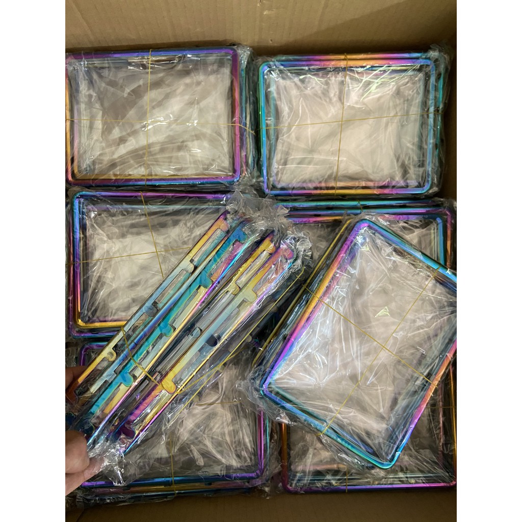 Sỉ 10 Khung Ốp Biển Số Xe Máy Titan 7 Màu