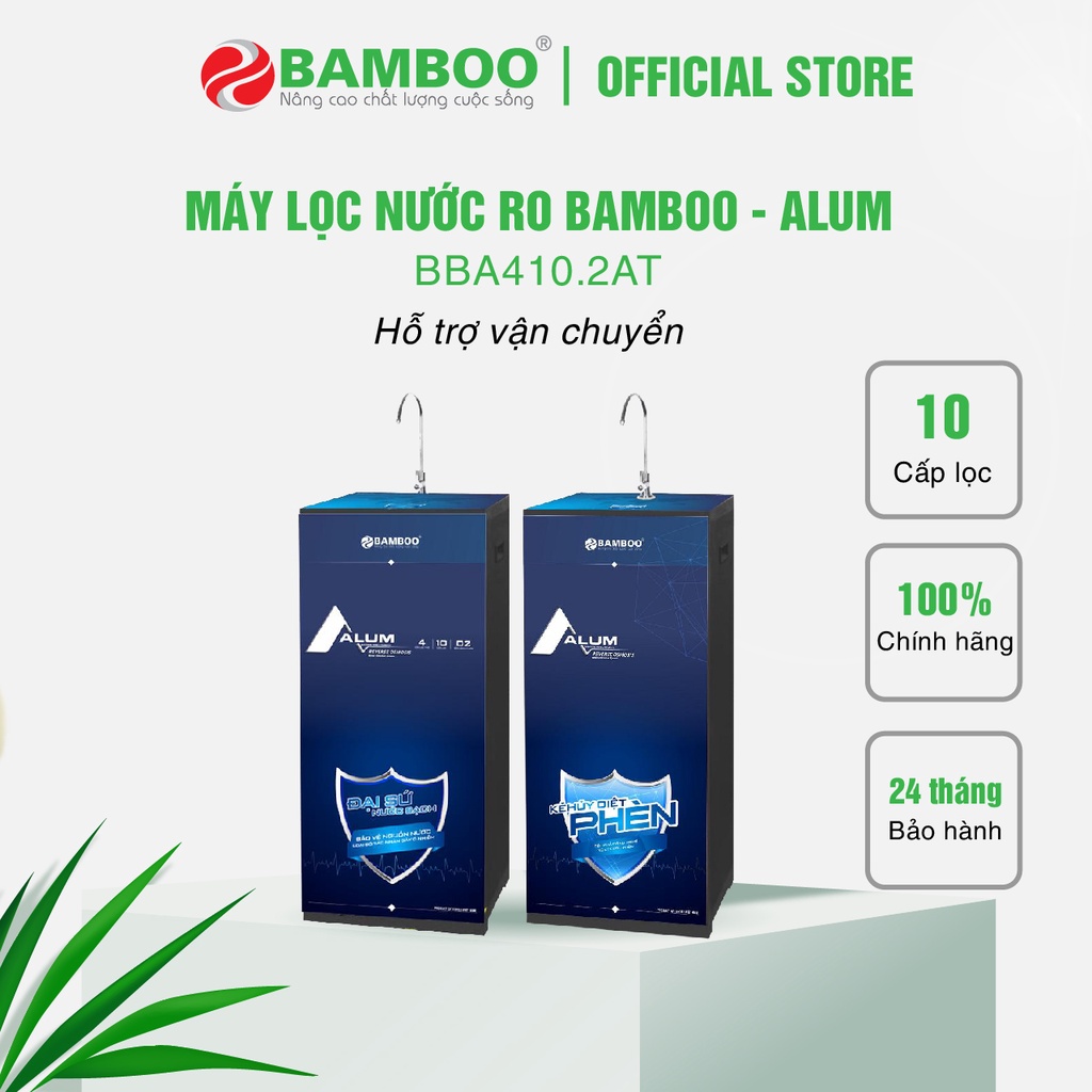 Máy lọc nước RO Bamboo - Alum - 10 cấp lọc