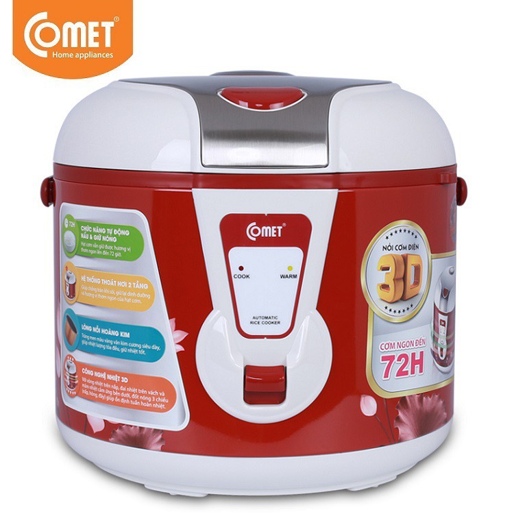 Nồi cơm điện 3D 1.8 lít Comet CM8048