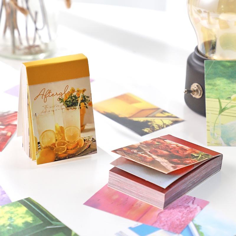 Set 50 Sticker Giấy Washi Mini Trang Trí Sổ Tay/Nhật Ký DIY