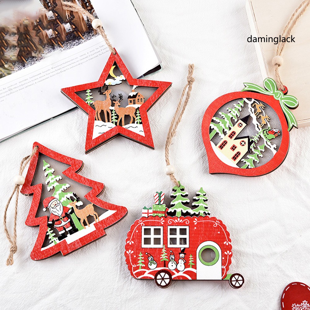 Phụ Kiện Treo Trang Trí Giáng Sinh Hình Dáng Đa Dạng Độc Đáo