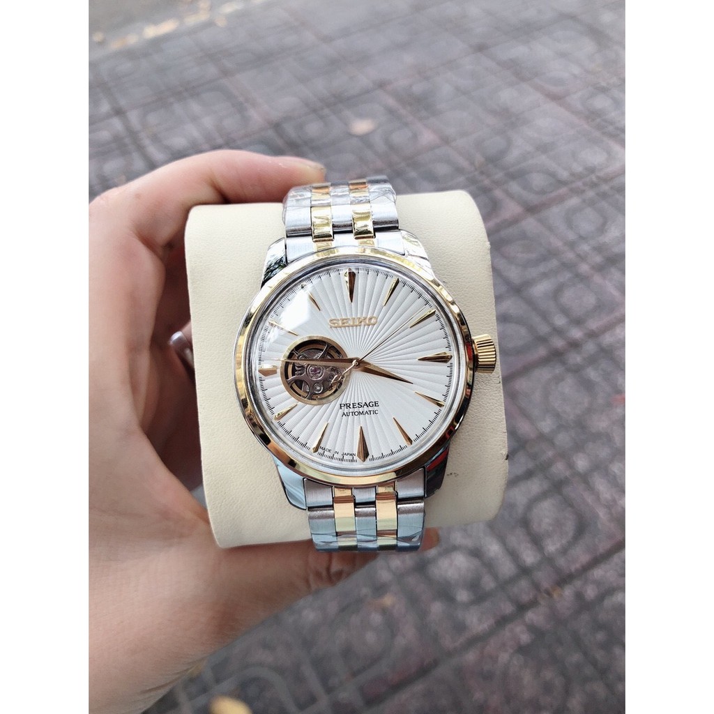 Đồng hồ Seiko Presage Automatic Hở Tim Cho Nam Size 41mm