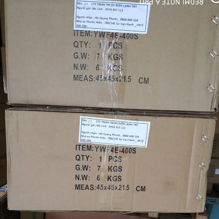 Quạt Kho Lạnh Đường Kính 400 | Model: YWF4D-400S