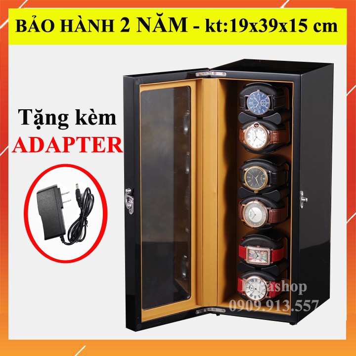 Hộp Lắc Đồng Hồ Cơ Automatic 2 4 Xoay Giá Rẻ, 6 Trưng Bày Da Pu, Cá Sấu, Gỗ Cao Cấp Chính Hãng