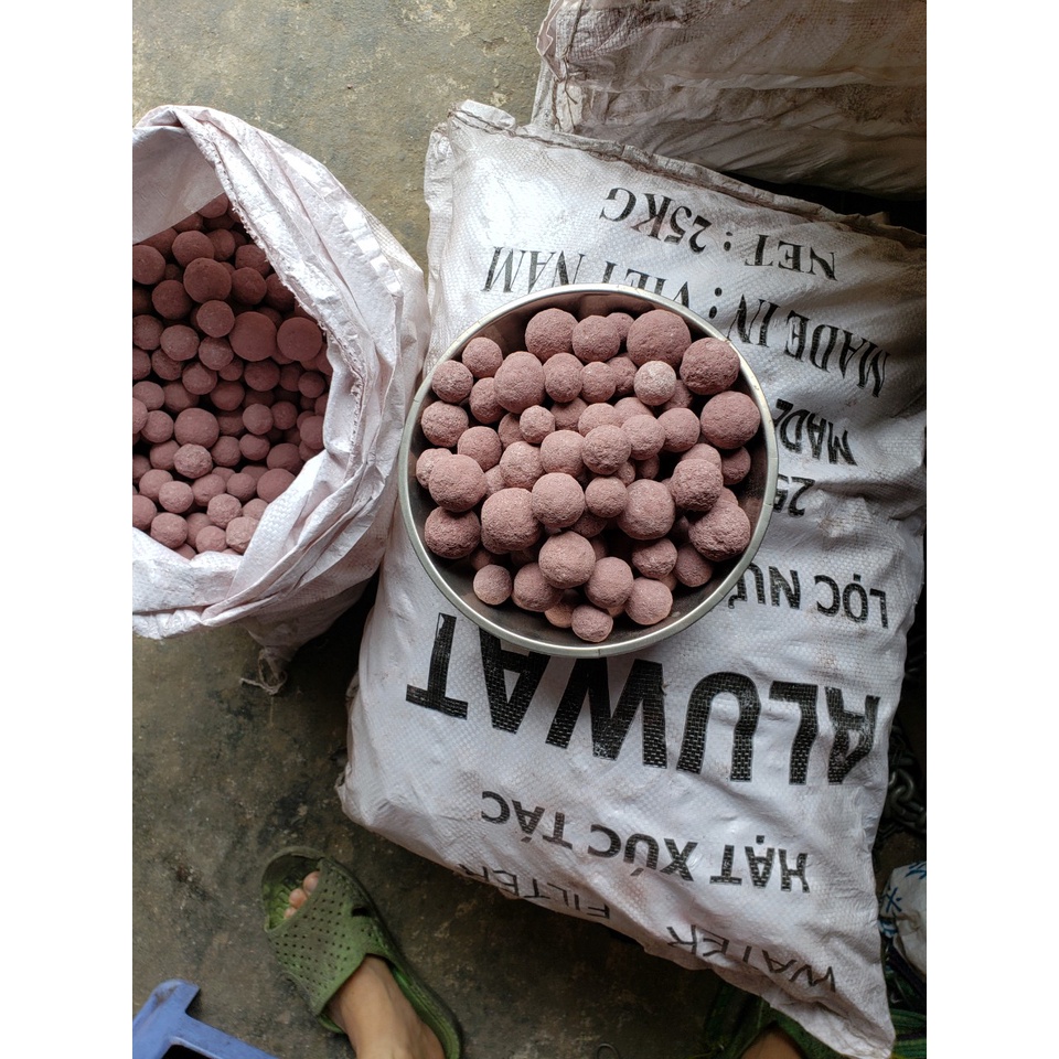 5kg hạt xúc tác lọc nước aluwat Việt Nam