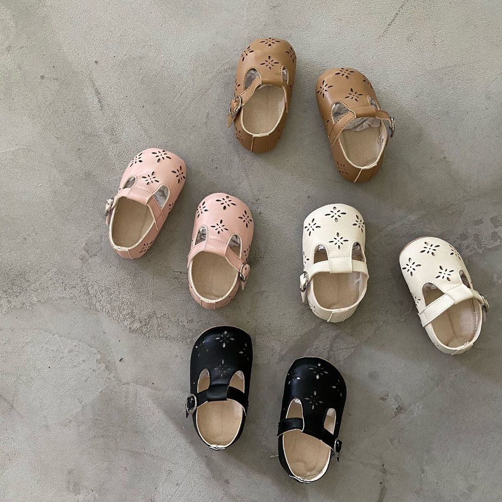 Giày tập đi cho bé chống trơn trượt 4 màu 809