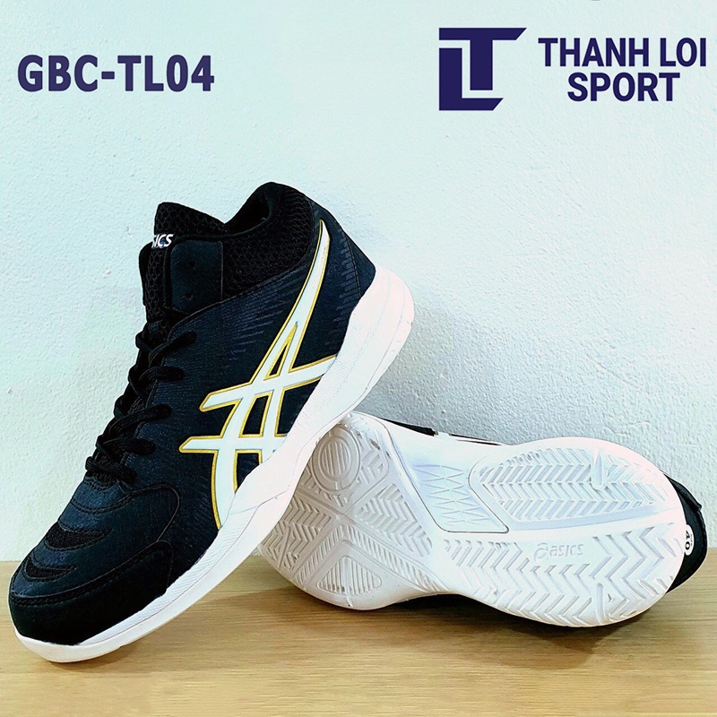 Giày thể thao, bóng chuyền GEL-TASK TL04 Đen Trắng Tặng tất + túi rút đựng giày