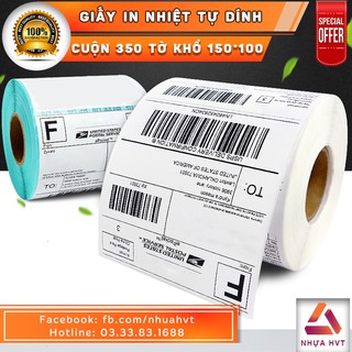 [RẺ NHẤT SÀN TMĐT] Cuộn Giấy In Nhiệt - Bóc Là Dính, Siêu Rẻ, in Siêu Nhanh