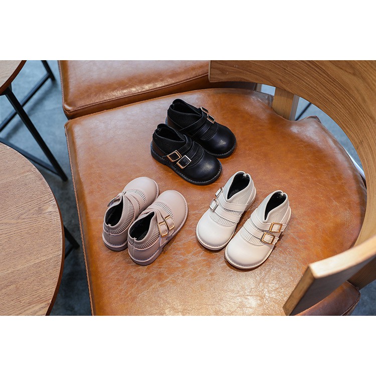 Bốt cổ chun hàng Quảng Châu cao cấp cho bé gái mã mới MQ6168