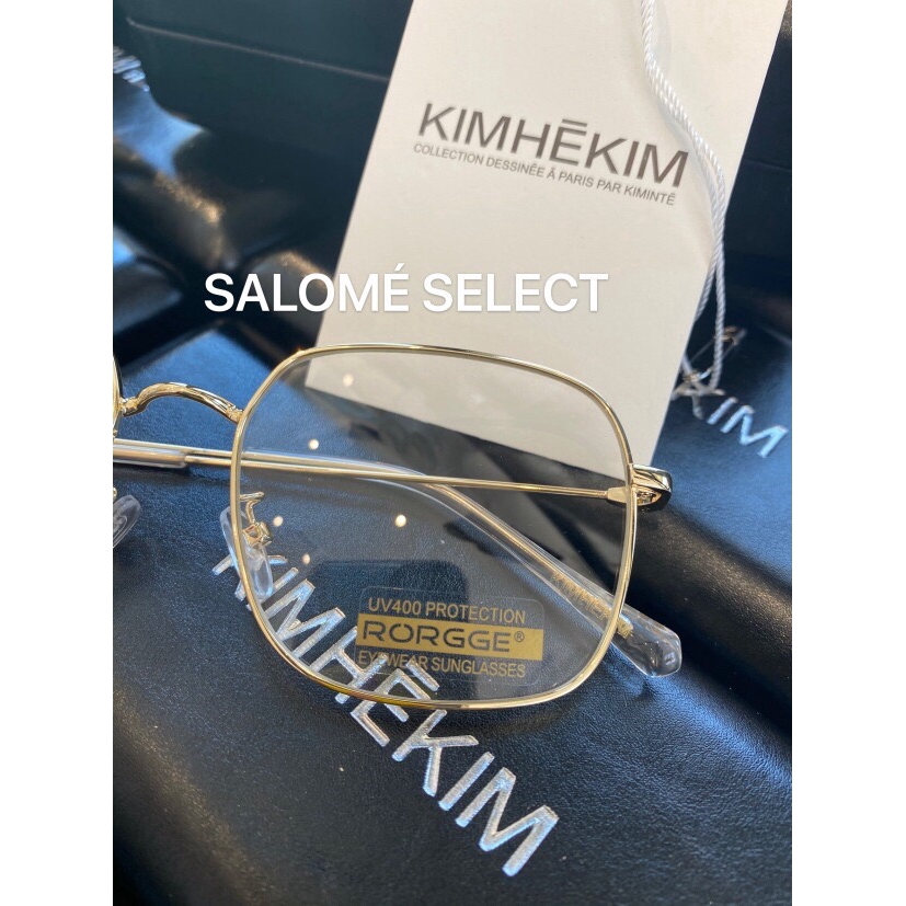 Mắt kính gọng kim loại phong cách thời trang dành cho nam và nữ