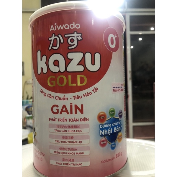 Sữa Kazu gold Gain số 0 (800g)