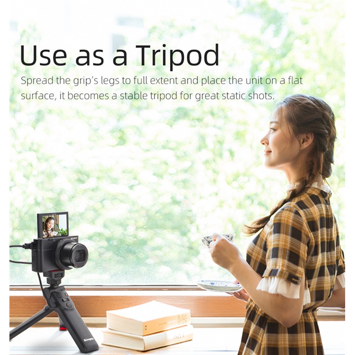 Tay cầm điều khiển tự động quay phim có đế 3 chân dùng cho Sony A7s A7rII a7III RX100 A6600 A6500 - KingMa BM-SR1 | BigBuy360 - bigbuy360.vn