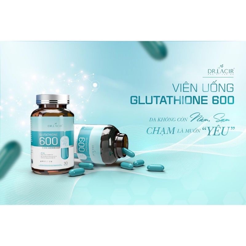 Viên uống trắng da Glutathione 600 + Glutathione Plus, Trắng da, giảm nám tàn nhang, cải thiện sinh lý nội tiết tố nữ