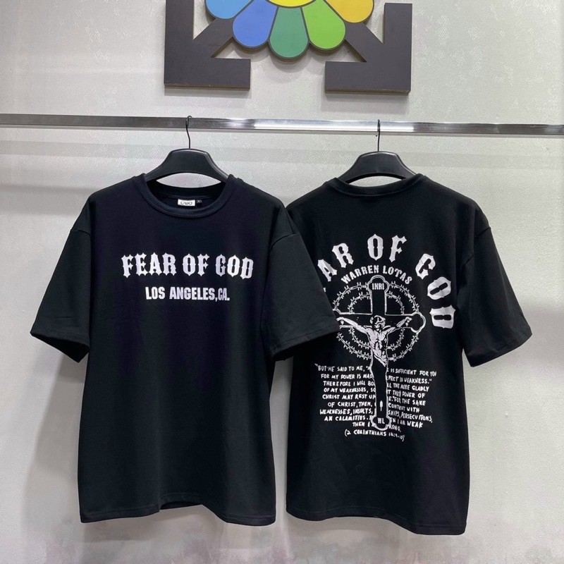 Áo thun FEAR OF GOD (ảnh chụp thật)