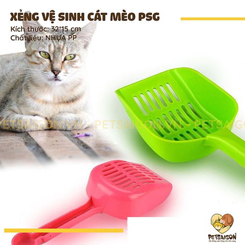 XẺNG VỆ SINH XÚC CÁT CHO MÈO PSG