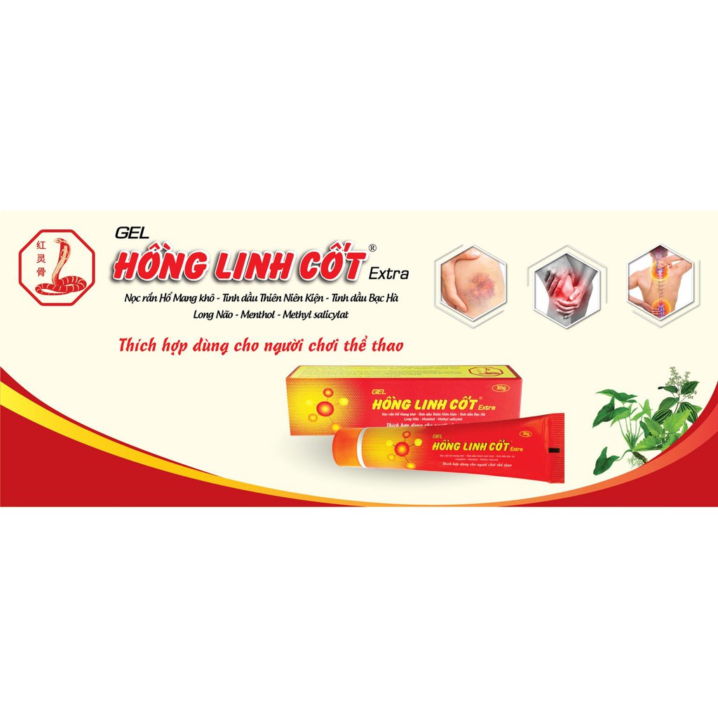 Gel xoa bóp Hồng Linh Cốt extra