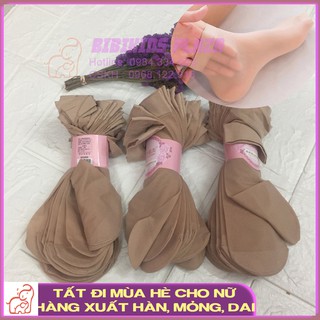 Tất da chân cho mùa hè mỏng, dai rất thích hợp đi mùa hè để bảo vệ da chân cho các mom