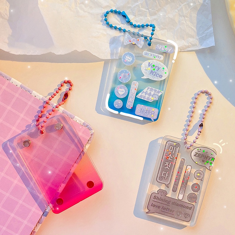 Khung Ảnh Từ Tính Bằng Acrylic Màu Gradient Trang Trí DIY