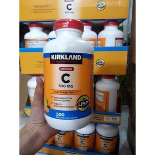 Viên uống bổ sung vitamin c 500mg kirkland signature