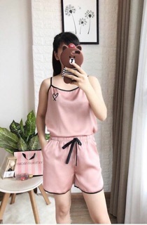 Bộ đồ ngủ lụa satin