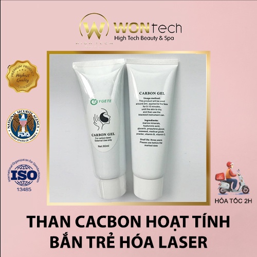 [WONTECH] Than Cacbon Hoạt Tính Bắn Laser - Tuýp 80g.