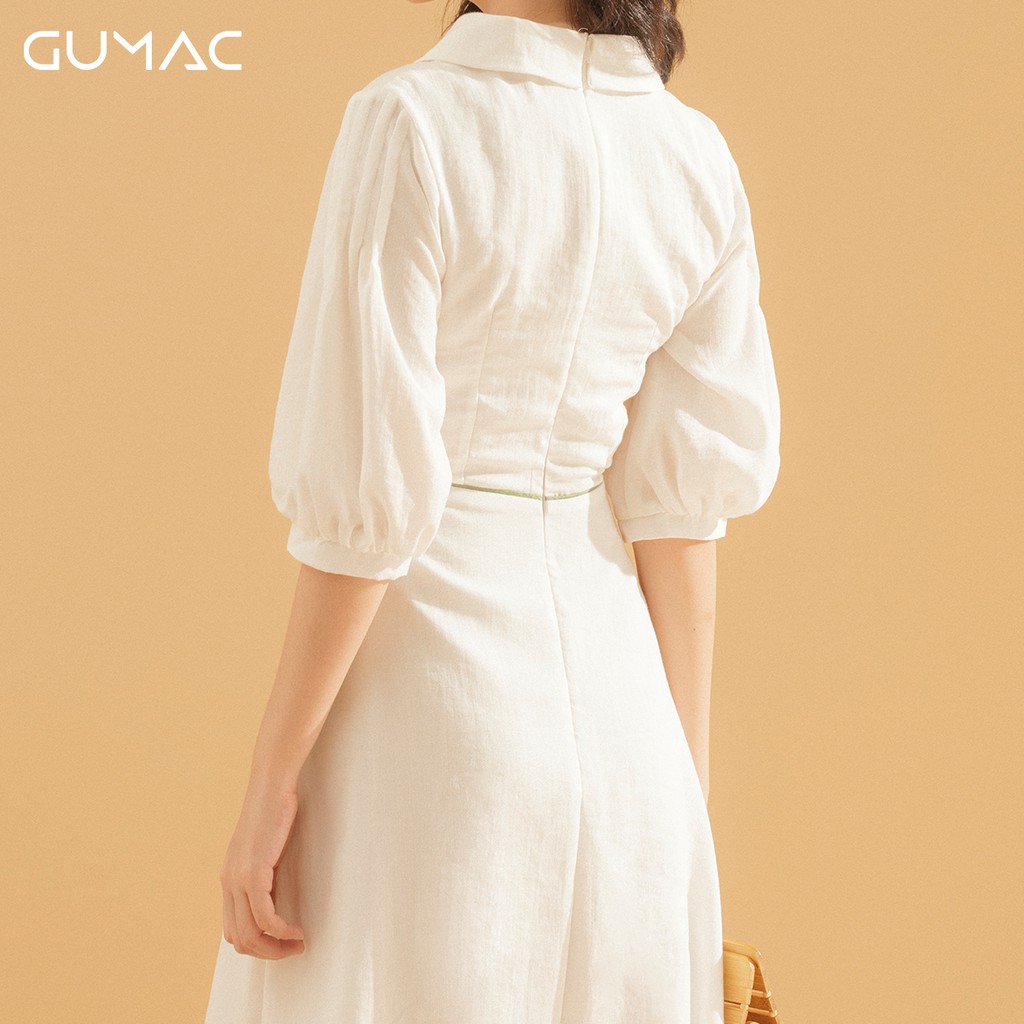 [Mã MABR07062 giảm 8% tối đa 50K đơn từ 249K] Đầm phối viền TTMT DA743 GUMAC | BigBuy360 - bigbuy360.vn