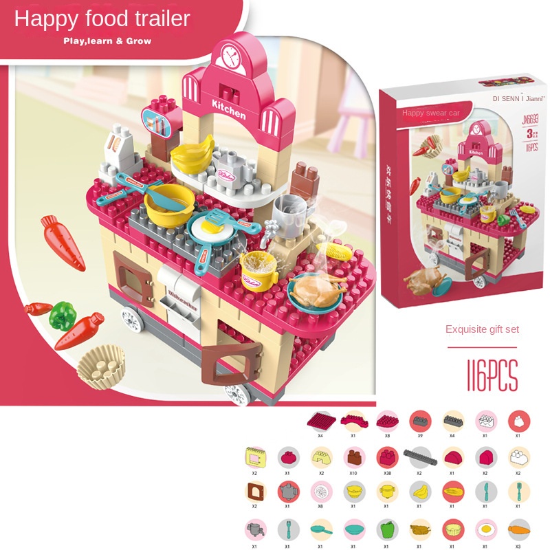 Bộ Đồ Chơi LEGO Xếp Hình Nhà Búp Bê Cỡ Lớn Dành Cho Trẻ 2-3 - 6 Tuổi