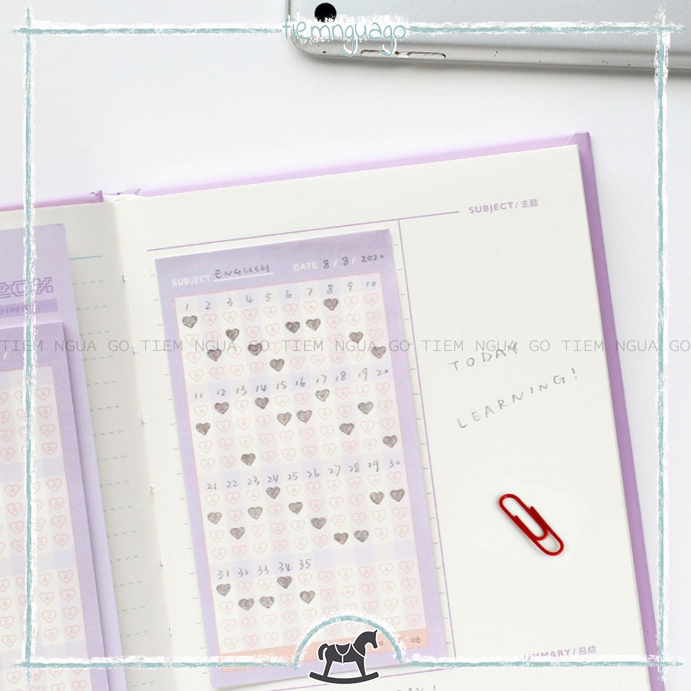 Tập Note Girls Power, Giấy Note Ghi Chú, Giấy Ghi Chú, Giấy Note Cute Dễ Thương, Trang Trí Sổ Bullet Journal, Sổ Tay