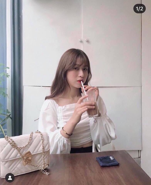 Áo Kiểu Rút Dây 2 Bên Cực Xinh