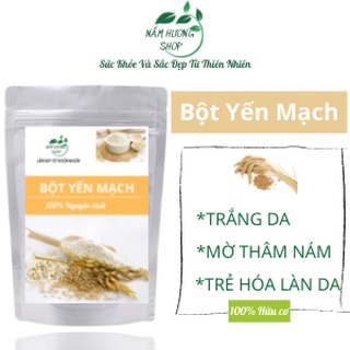 100gr bột yến mạch nguyên chất - handmade