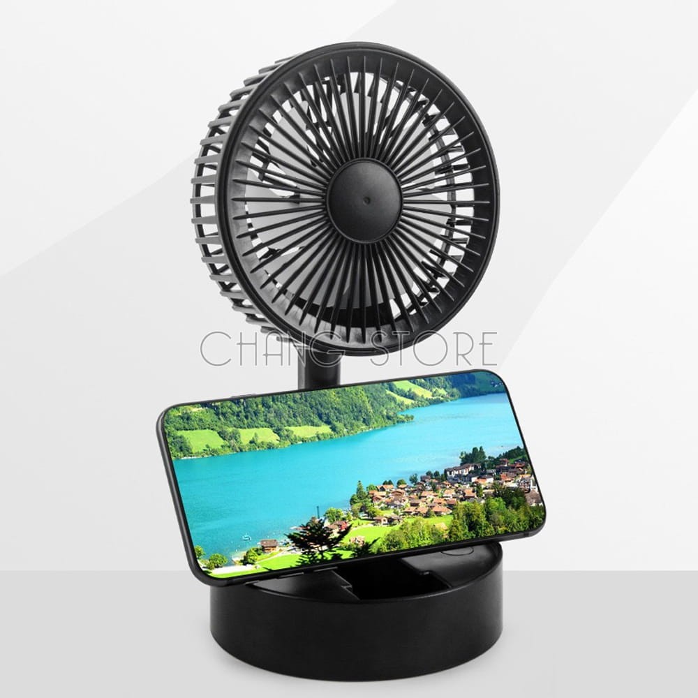 Quạt Tích Điện Mini Để Sạc USB Fan A9, Quạt Mini Để Bàn Gấp Gọn Tiện Dụng