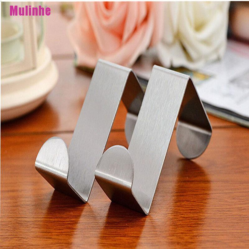 Bộ 2 Móc Treo Đồ Bằng Thép Không Gỉ Tiện Dụng Cho Nhà Bếp