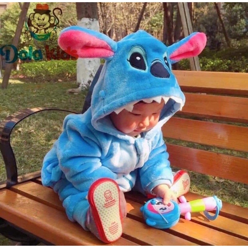 Bộ quần áo liền thân hình ngộ nghĩnh cho bé