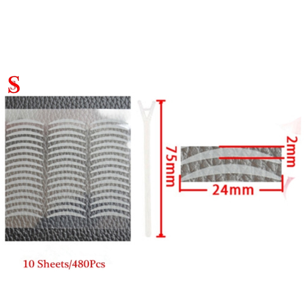 Bộ 480 miếng dán kích mí thoáng khí cho nữ