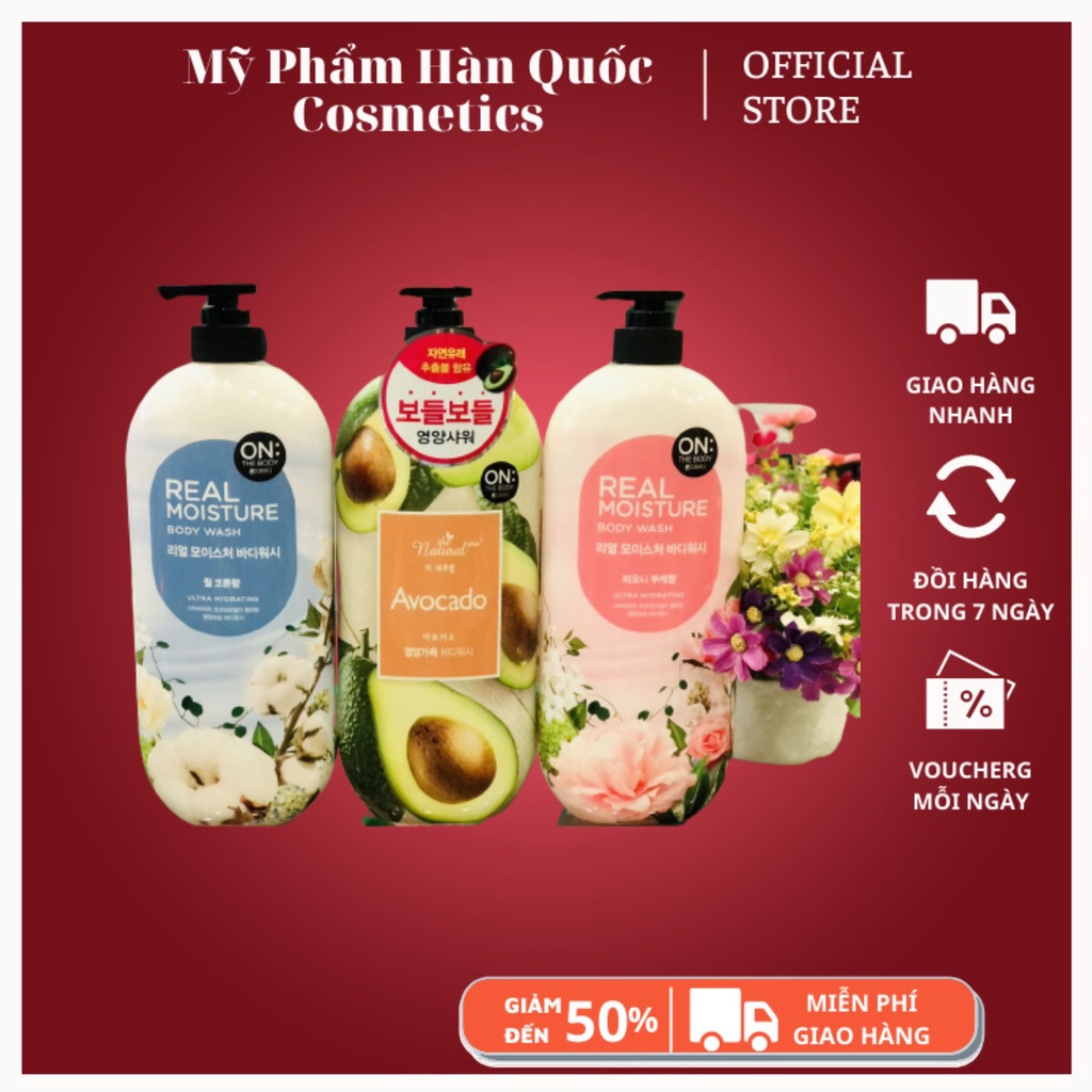 SỮA TẮM NƯỚC HOA THE ON The Body (900ml) Hàn Quốc MẪU MỚI 2020