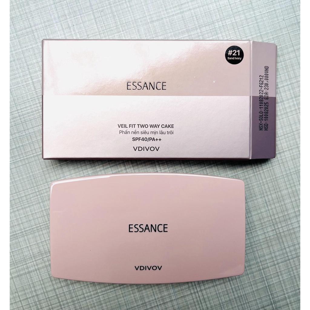 Phấn nền trang điểm Essance siêu mịn lâu trôi 7g SPF40