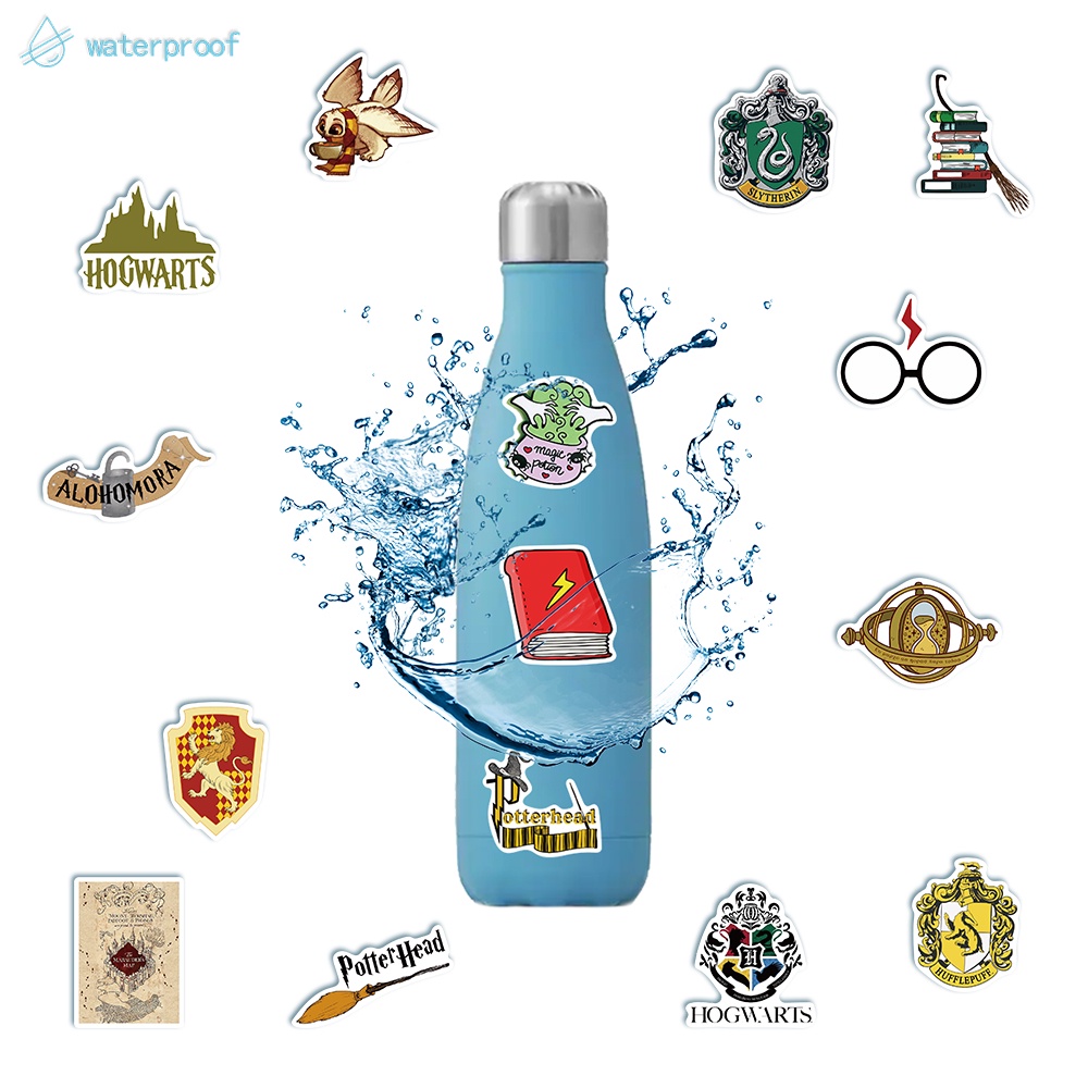 10 / 50 Sticker Dán Laptop Chống Nước Hình Harry Potter Hoạt Hình