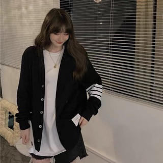 Áo cardigan 3 sọc