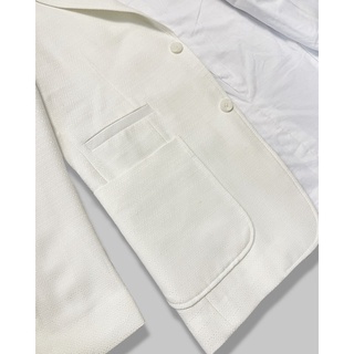 Áo Blazer nam NINETY NINETY ONE White Patch Pocket Blazer