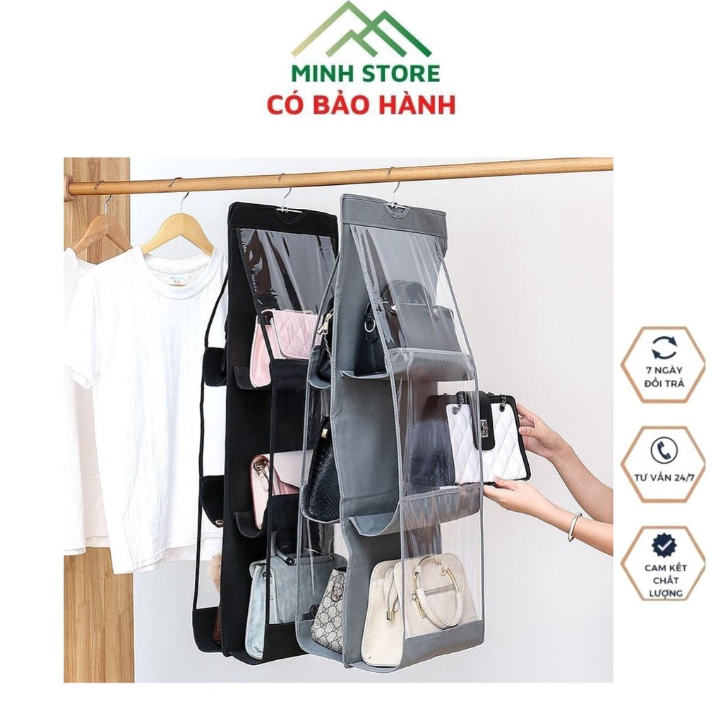 Túi Treo 6 Ngăn Đa Năng Cao Cấp Bảo Quản Túi Xách Đeo Chéo Túi Ví Nam Nữ